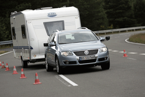 rijden met de caravanbanden